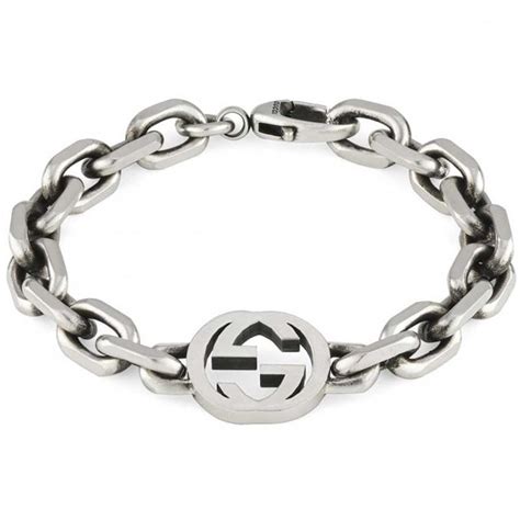 gucci sterling silver bamboo bracelet|Gucci bracelet interlocking g charm.